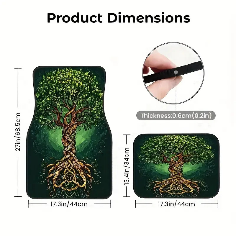 4pcs, Green Tree Of Life Style - Luxury Lifestyle Cars recension och pris