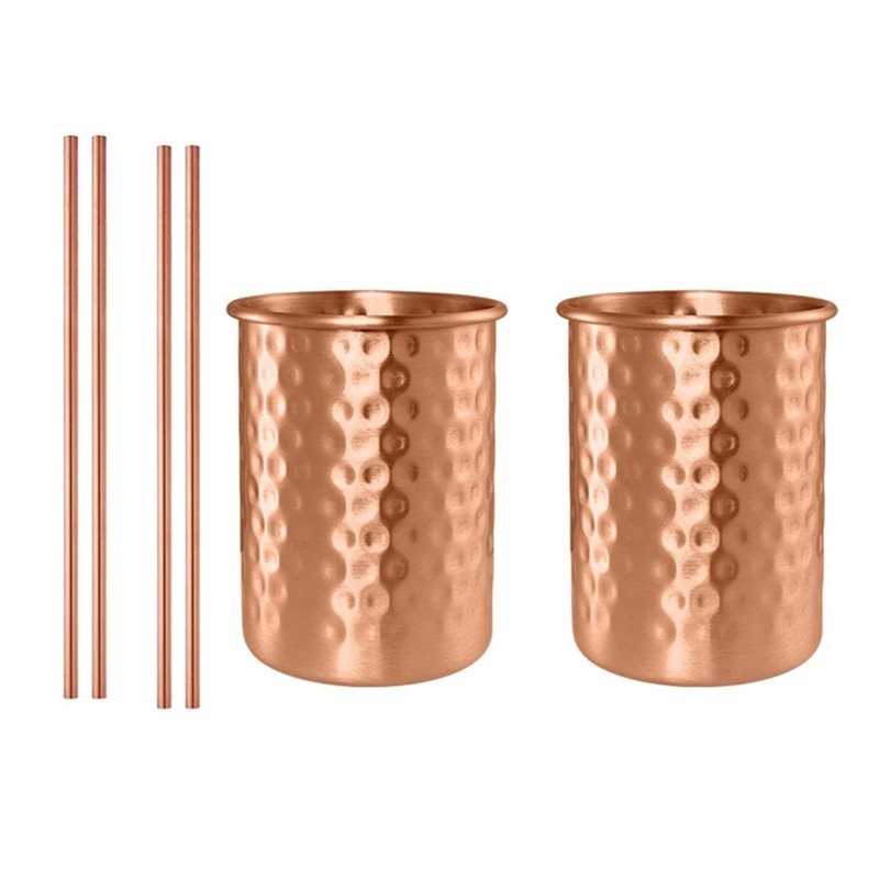 ABLU-2PC 400Ml Copper Color St - Copper Cocktail Mug recension och pris