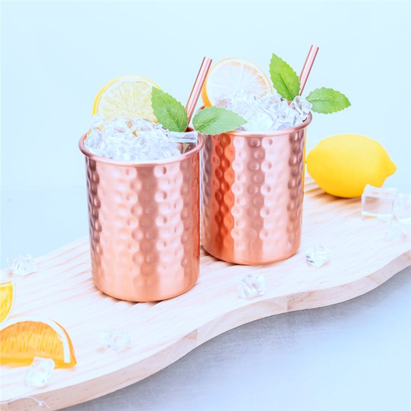 ABLU-2PC 400Ml Copper Color St - Copper Cocktail Mug recension och pris
