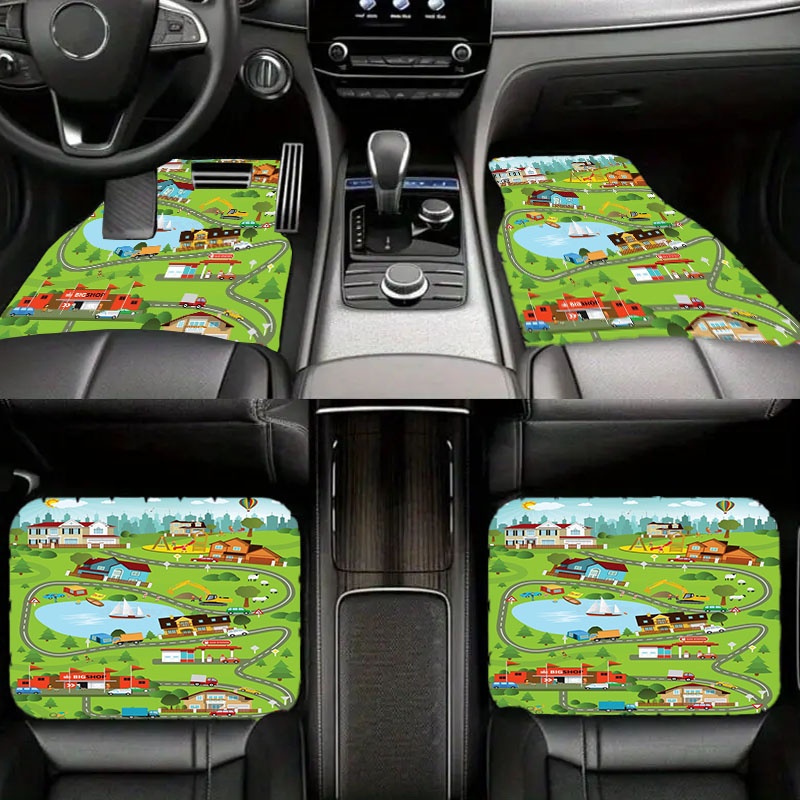 4pcs Polyester Car Floor Mats  - Luxury Lifestyle Cars recension och pris